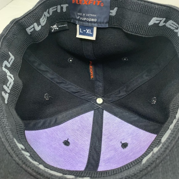 Oakley Mens TinCan Flag Mexico Stretch Baseball Cap Hat Blackout L/XL. NWT - Picture 5 of 7